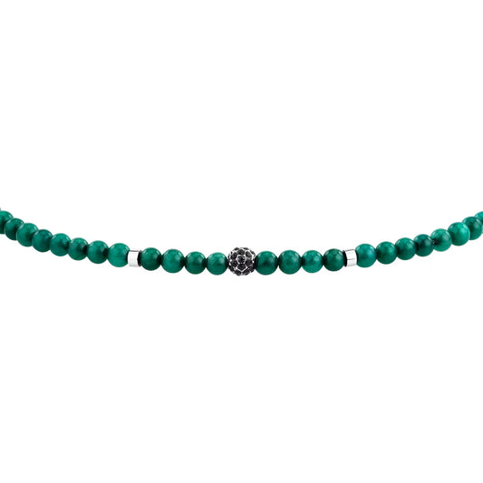 Bracciale Uomo Morellato Terra in Acciaio e Quarzo Verde – S1763 - Morellato
