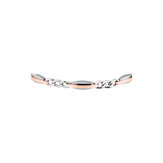 Bracciale Uomo Trussardi T-Steel TJAXV38 – Acciaio Oro Rosa - Arena Gioielli - Trussardi