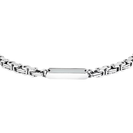 Bracciale Uomo Trussardi T-Steel TJAXV56 – Maglia Bizantina - Trussardi