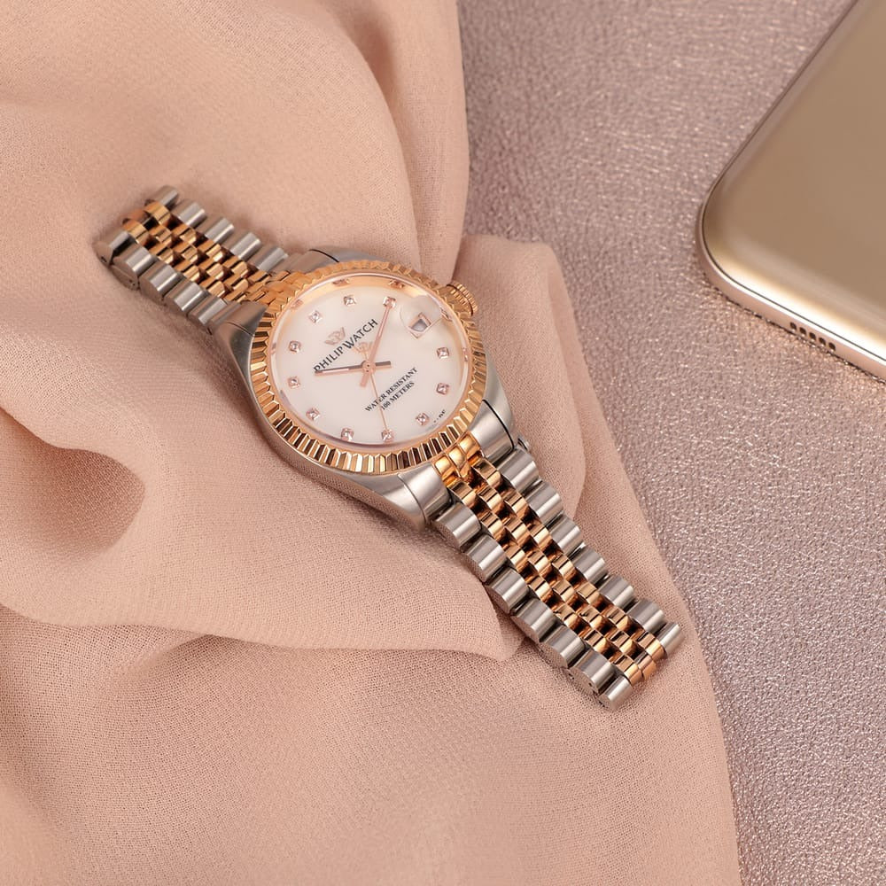 Orologio donna con diamanti Caribe Philip Watch R8253597596 - Arena Gioielli