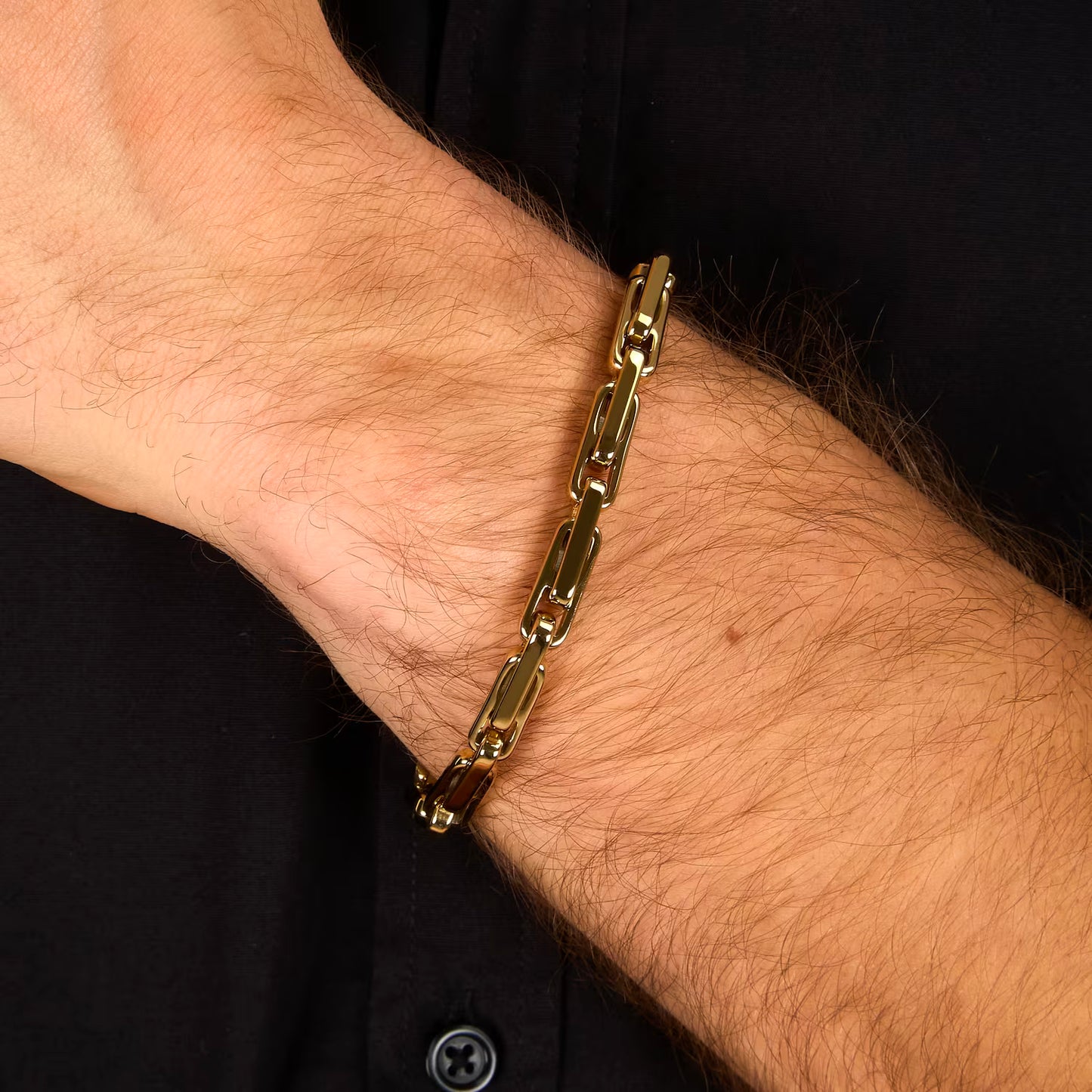 Bracciale Uomo Trussardi T-Steel TJAXV51 – Acciaio Dorato - Trussardi