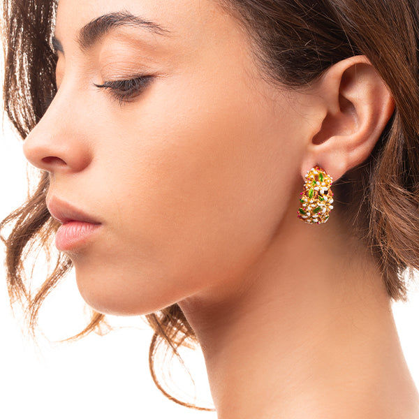 Orecchini donna in argento dorato Isola Bella Gelsomino 20001028