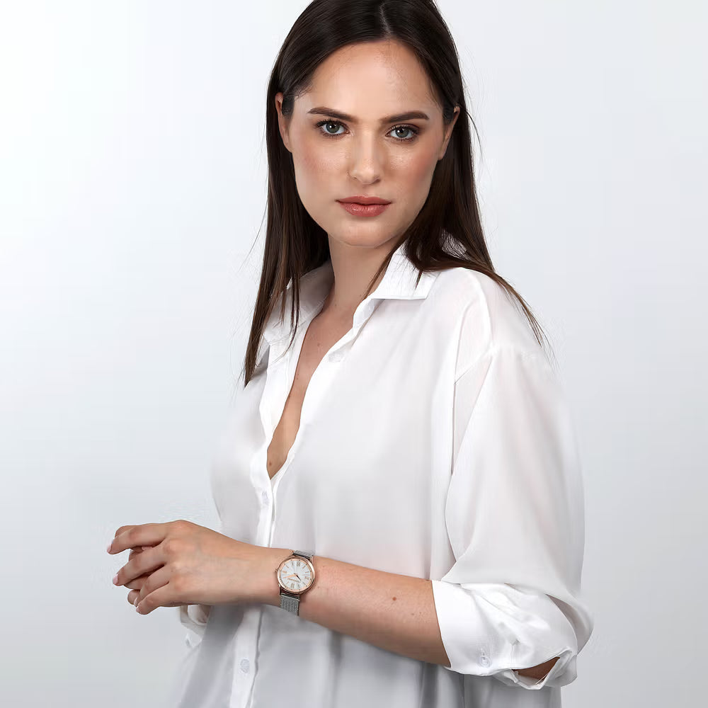 Orologio Donna Trussardi T-Star in Acciaio Oro Rosa e Silver – R2453152507 - Arena Gioielli - Trussardi
