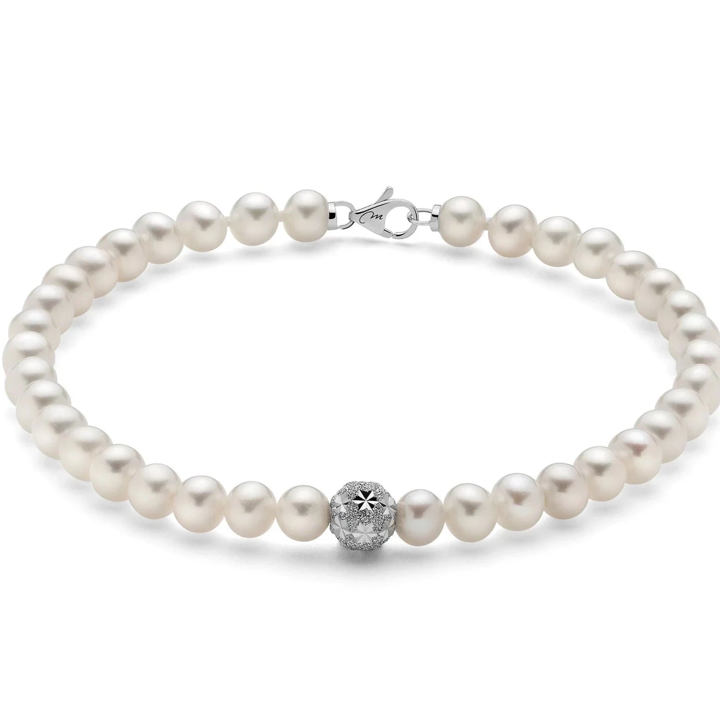 Bracciale donna Miluna in oro e perle Collezione Boule Miluna PBR3047V - Arena Gioielli