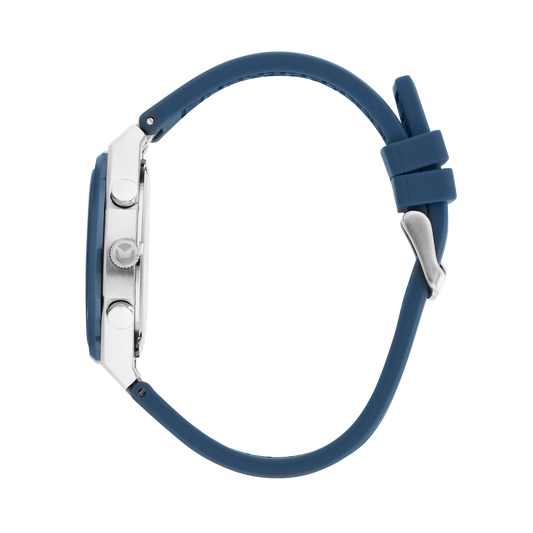 Orologio Uomo Sector OTTO150 Cronografo in Acciaio Silver e Silicone Blu R3271650001 - Sector