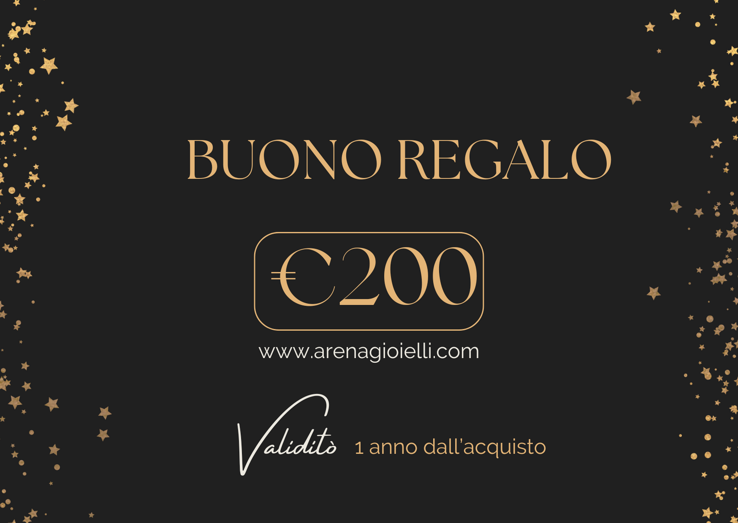 Buono Regalo - Arena Gioielli