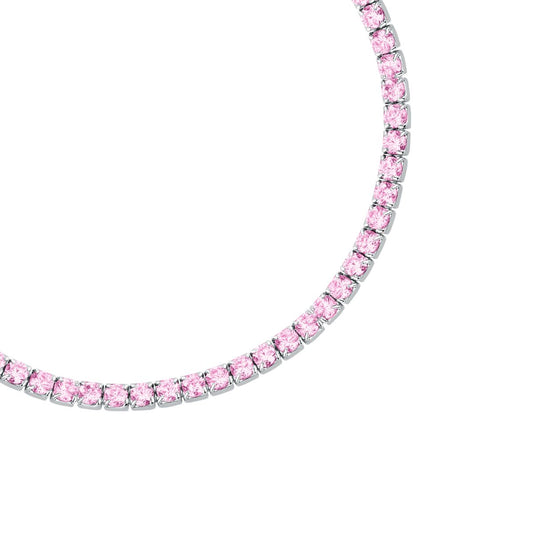 Bracciale Donna Morellato Infinito Tennis in Argento con Cubic Zirconia Rosa SABD08 - Morellato