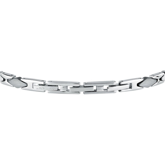 Bracciale Uomo Morellato Motown SALS131 a Catena in Acciaio Silver 18+3,5 cm - Arena Gioielli - Morellato