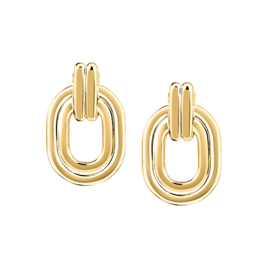 Orecchini Donna Morellato Vintage SAZJ08 a Lobo in Acciaio Dorato 29 mm - Arena Gioielli - Morellato