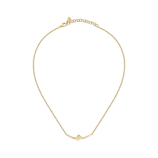 Collana Donna Morellato Legame SAZO03 in Acciaio Oro con Nodo Centrale - Arena Gioielli - Morellato