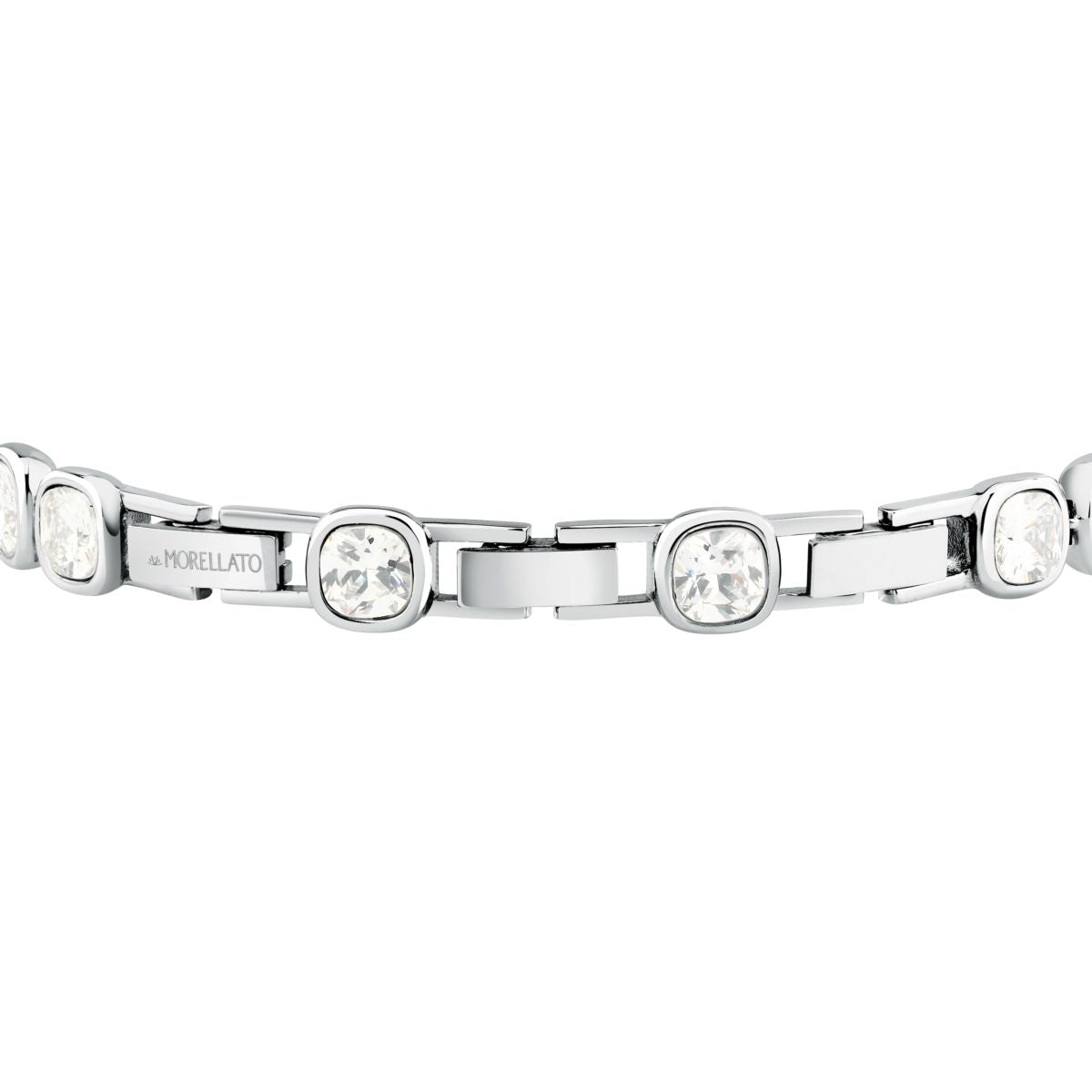 Bracciale Donna Morellato Cristalli Tennis in Acciaio con Cubic Zirconia Bianchi SAZW02 - Arena Gioielli - Morellato