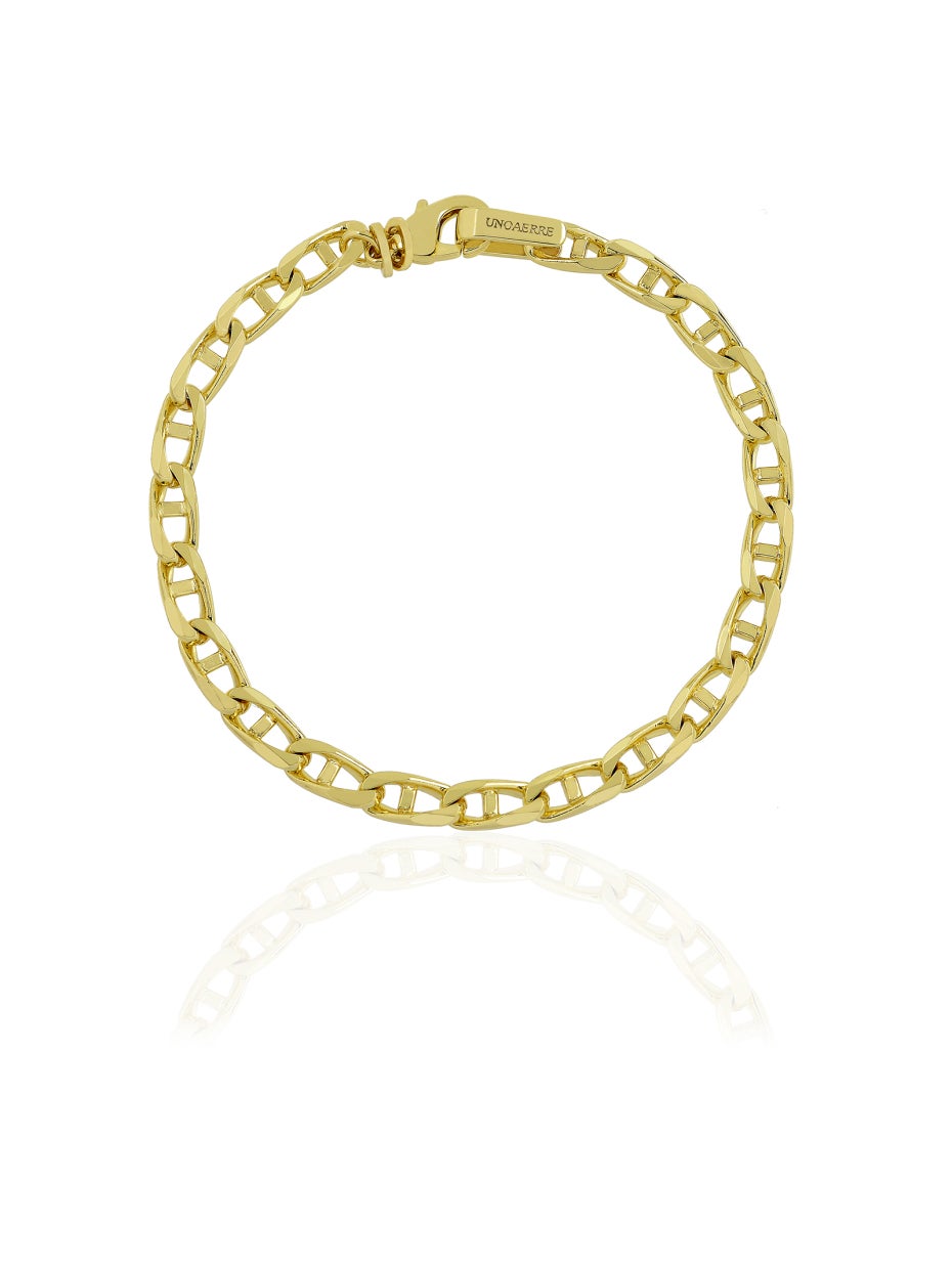 Bracciale Uomo Unoaerre 000EXB5114000 – Catena Traversino Oro - Arena Gioielli - Unoaerre