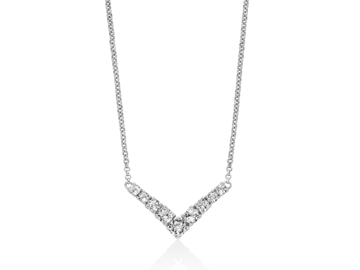 Collana Donna Miluna Giochi di Luce CLD5510 in Argento e Topazi - Arena Gioielli - Miluna