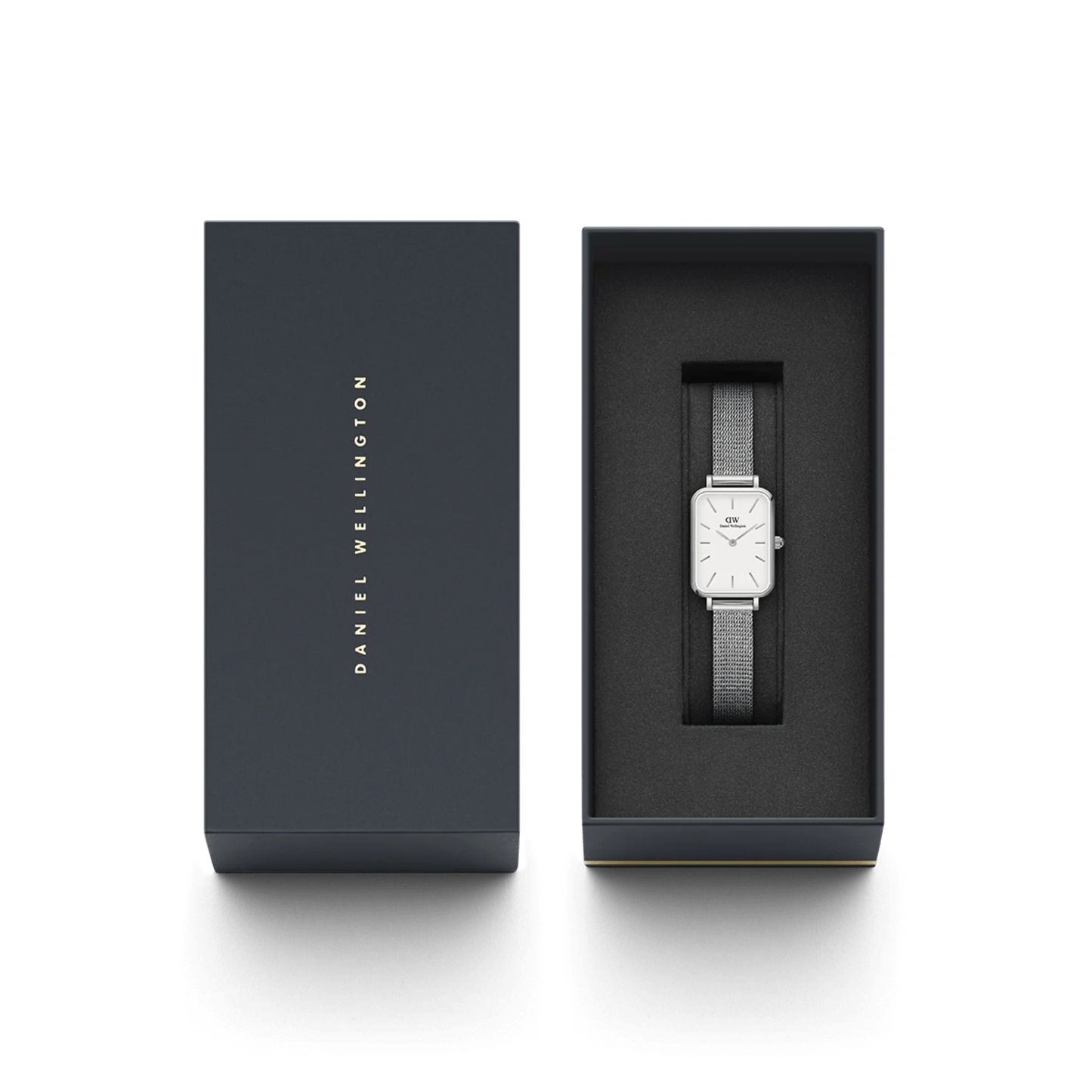 Orologio Donna Daniel Wellington Quadro Pressed Sterling White – DW00100438 - Arena Gioielli - Daniel Wellington