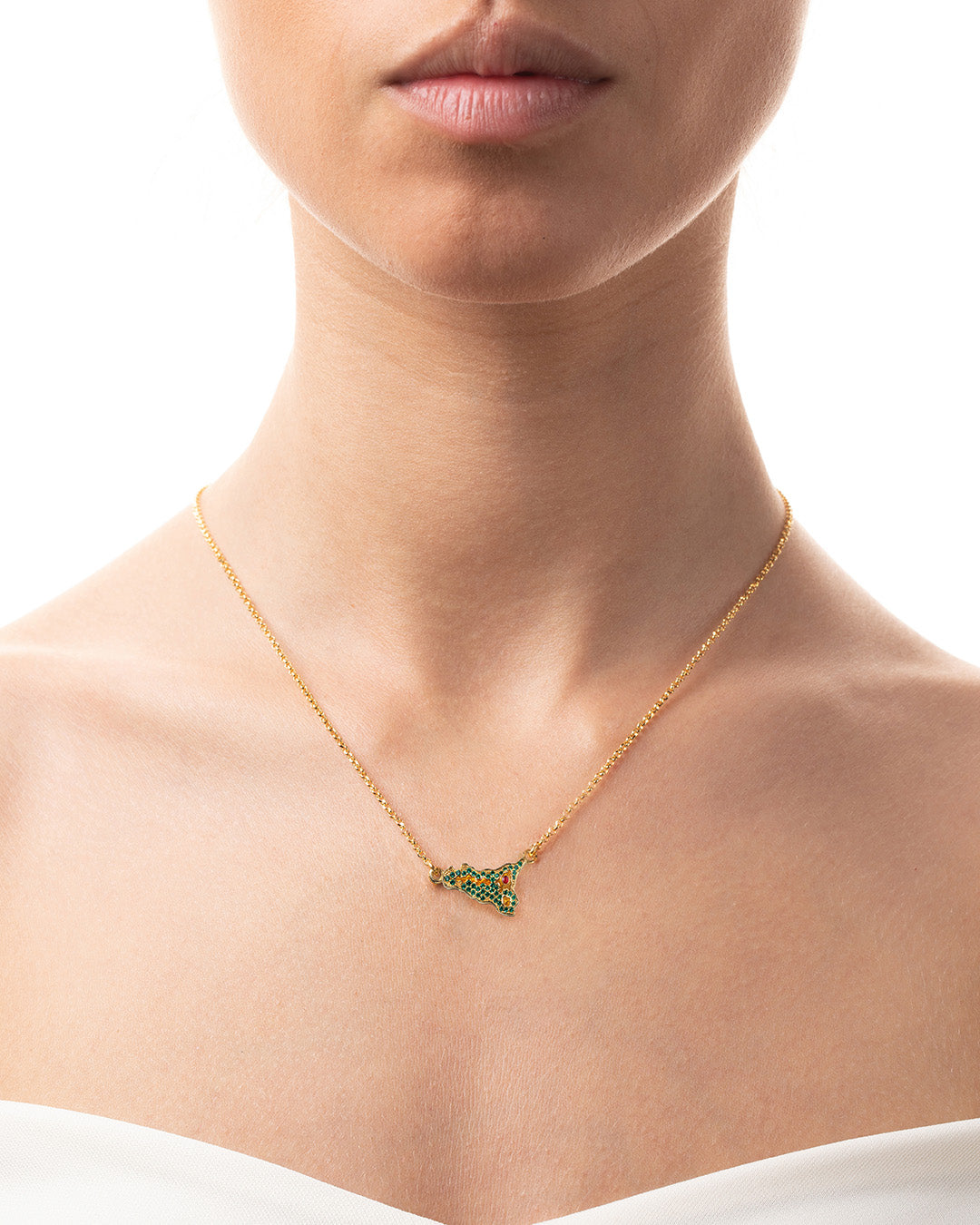 Collana donna argento Isola Bella Sicilia 20000870