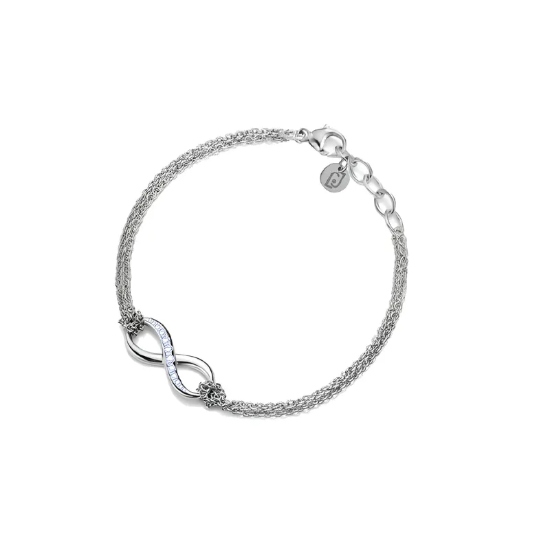 Bracciale infinito donna in acciaio LiuJo LJ2516 - Arena Gioielli