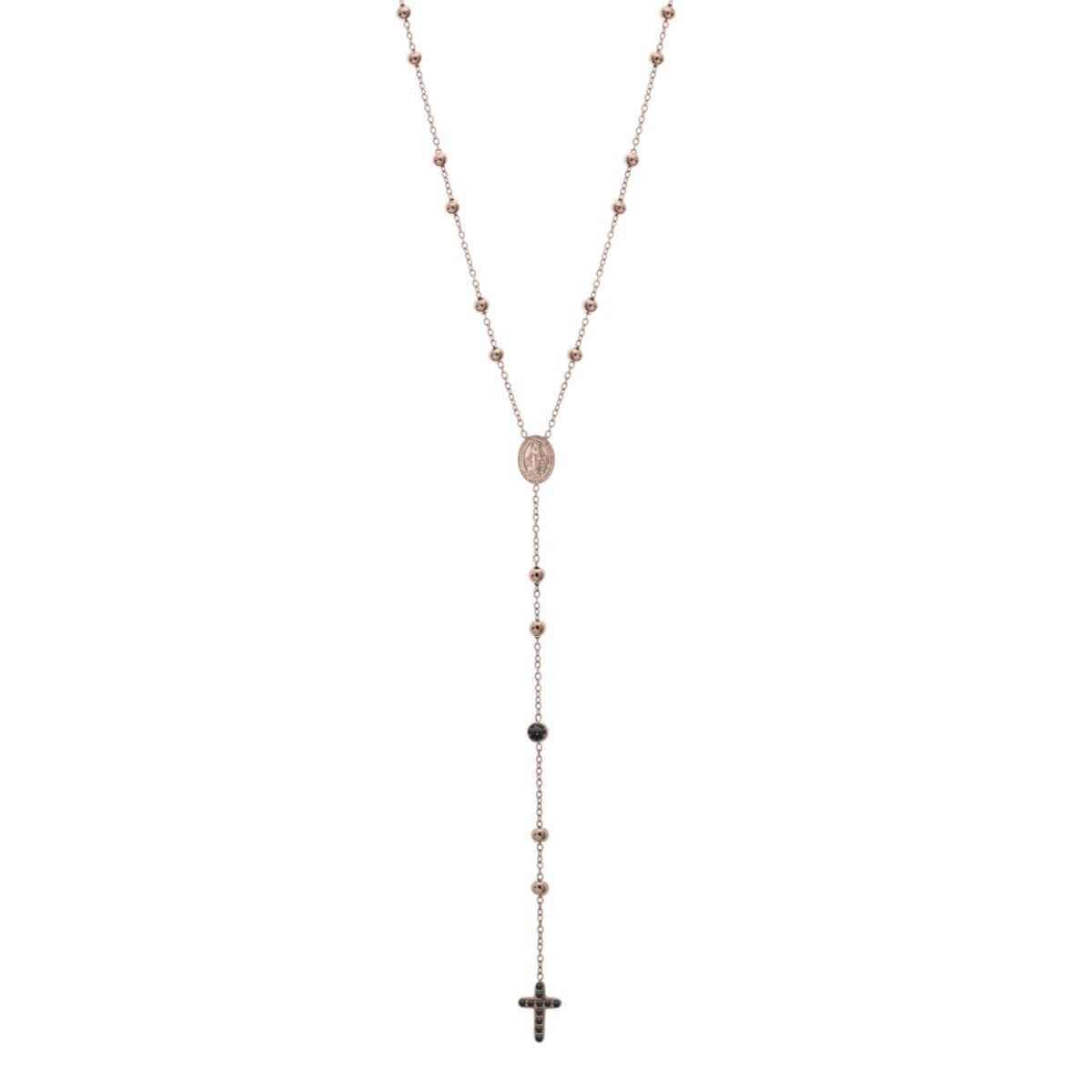 Collana Donna Liu Jo Essential LJ2757 – Rosario Oro Rosa Croce - Arena Gioielli - Liu Jo