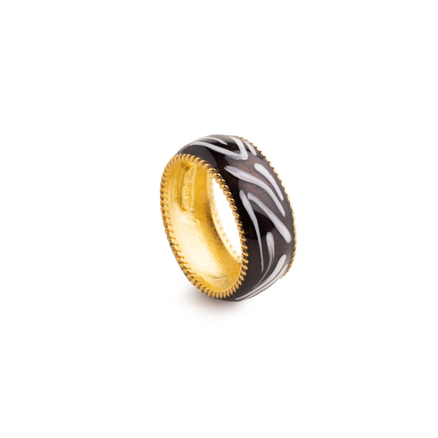 Anello in argento Animalier Zebra Isola Bella - Arena Gioielli