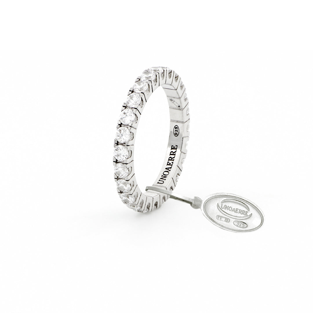 Anello Veretta Maxi in argento UnoAerre - Arena Gioielli