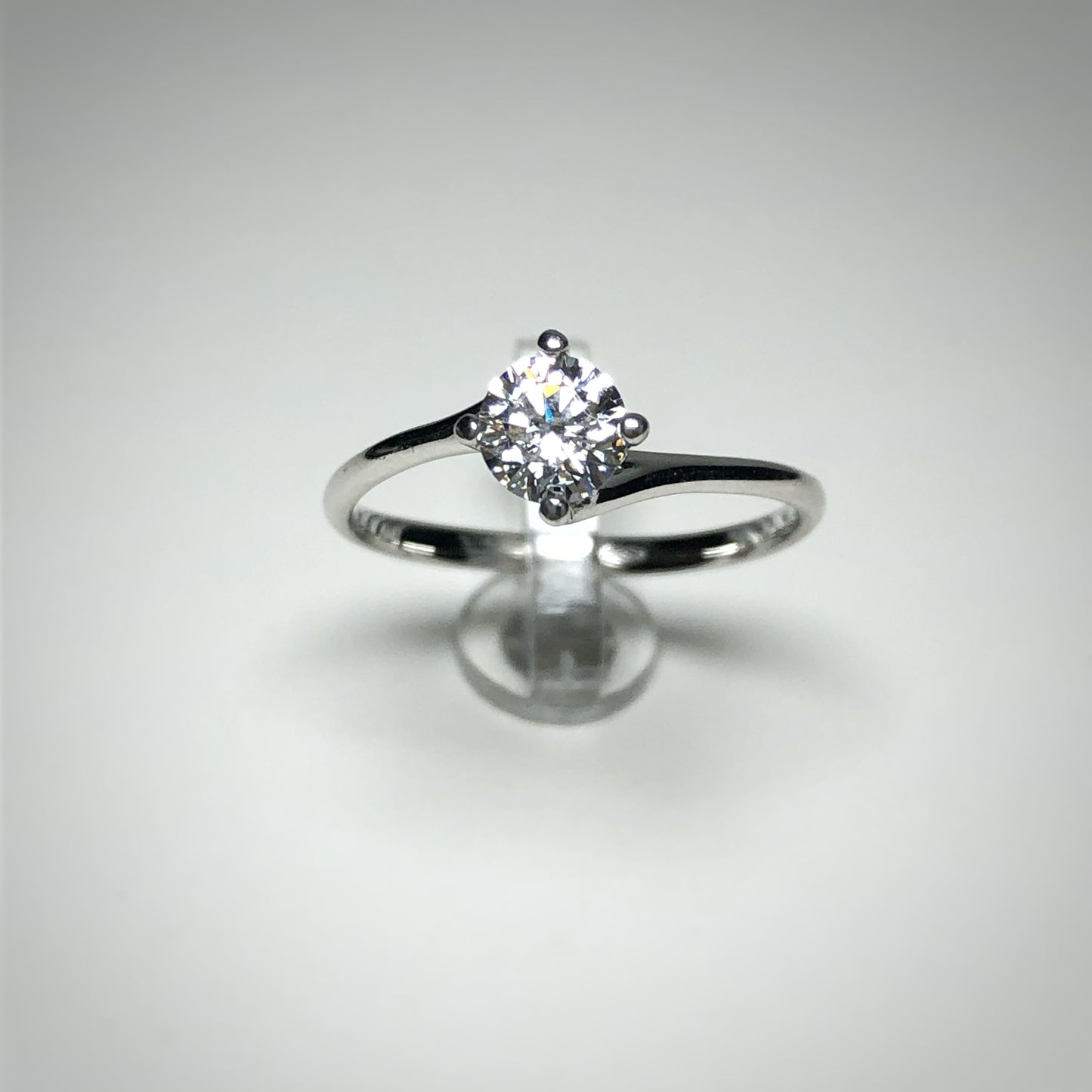 Solitario oro e zircone - Arena Gioielli