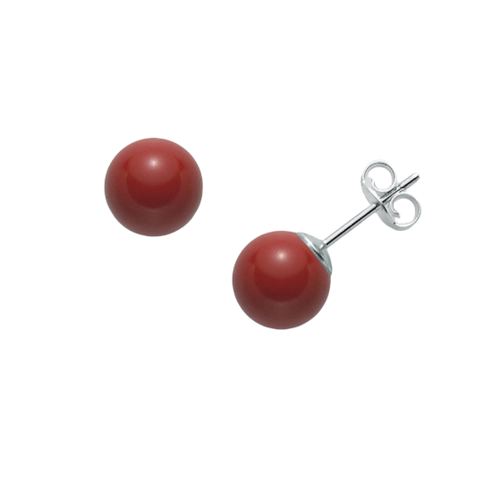 Orecchini in argento 925 Terra e Mare mm 9 - Arena Gioielli
