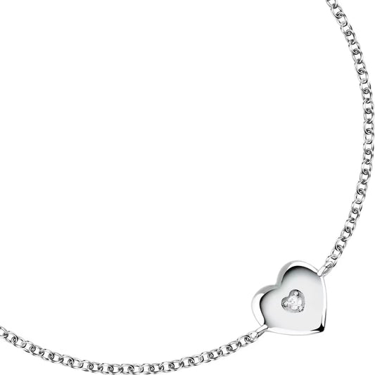 Bracciale Donna Morellato Dono in Argento con Cuore e Zircone – SAZL06 - Arena Gioielli  - Morellato