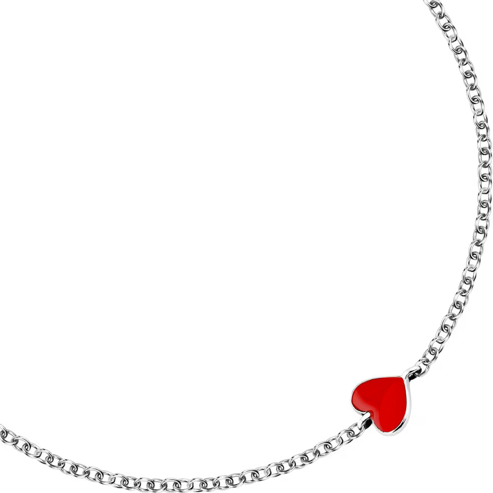 Bracciale Donna Morellato Dono in Argento con Cuore Rosso – SAZL09 - Arena Gioielli 