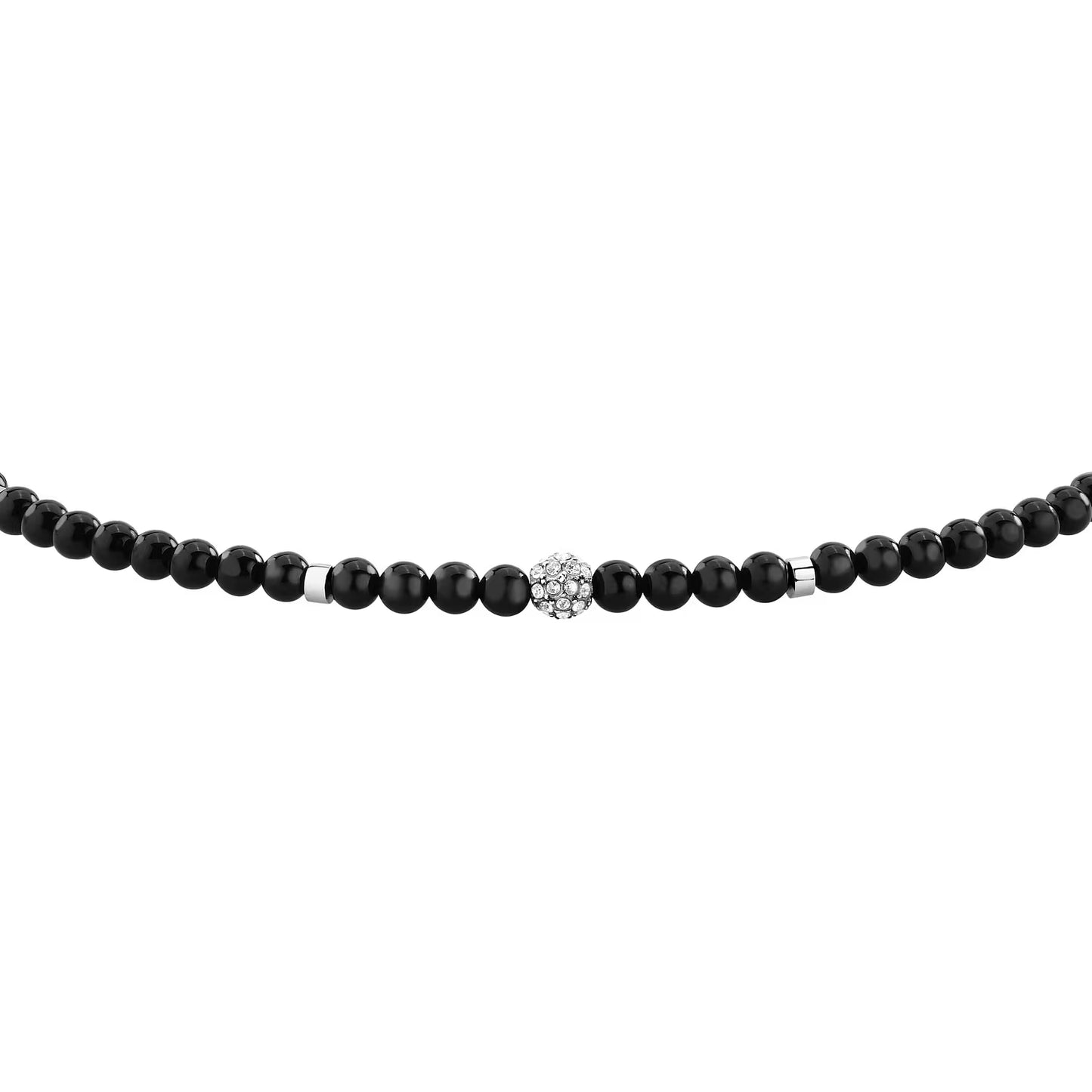 Bracciale Uomo Morellato Terra in Acciaio e Onice Nero – S1762