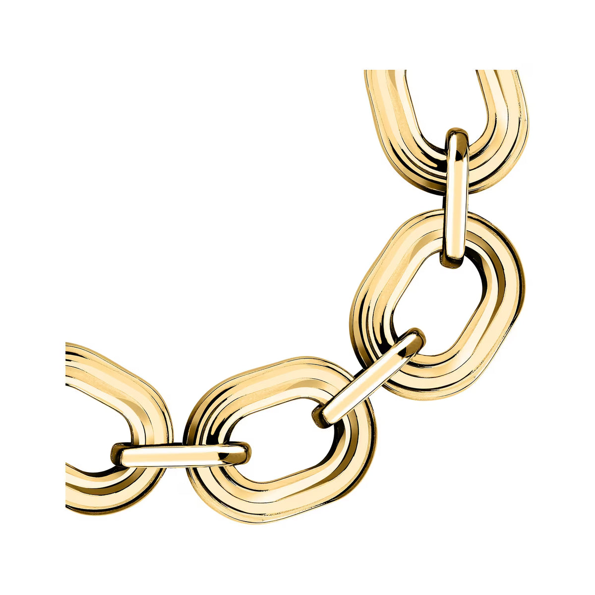 Bracciale Donna Morellato Vintage SAZJ05 in Acciaio Dorato a Maglia Catena 17+3 cm - Arena Gioielli
