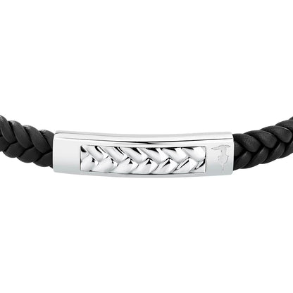 Bracciale Uomo Trussardi T-Leather TJAXZ21 - Arena Gioielli