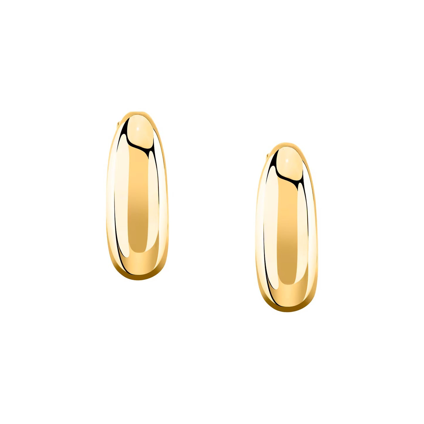 Orecchini a Cerchio Donna Trussardi T-Bold TJBJV05 – Acciaio Oro - Trussardi