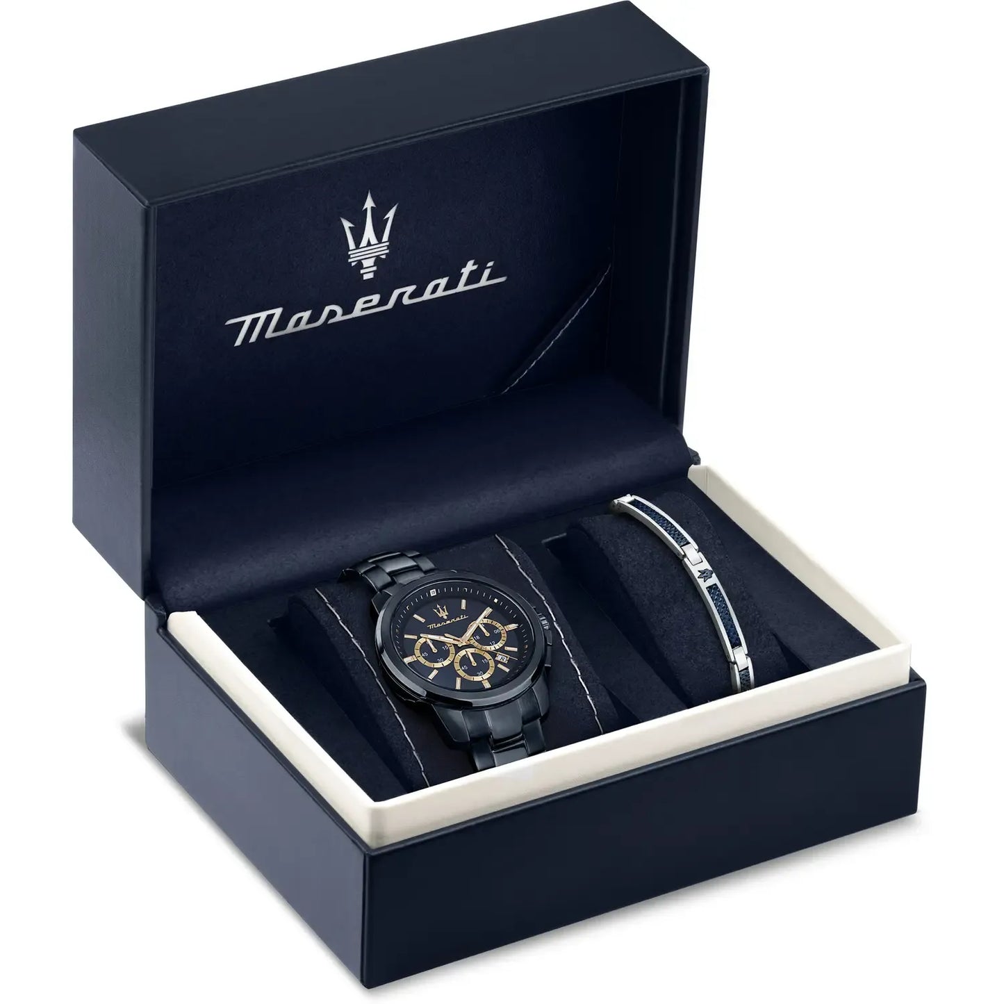 Orologio cronografo uomo con bracciale Maserati Special Edition R8873621042 - Arena Gioielli 