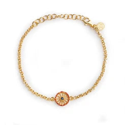 Bracciale Donna Isola Bella Ruota 60000157 Placcato Oro 18kt e Smalti - Arena Gioielli