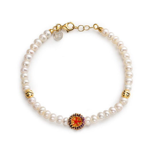 Bracciale donna in argento Isola Bella Perla Riccio 20001419
