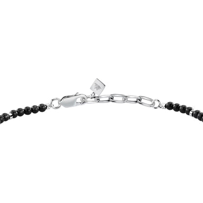 Bracciale Uomo Morellato Terra Acciaio e Onice Nero S1762 - Arena Gioielli