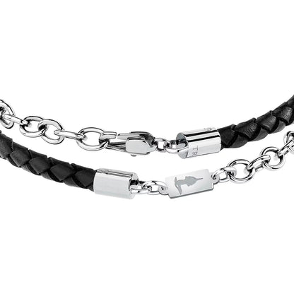 Bracciale Uomo Trussardi T-Leather TJAXZ17 - Arena Gioielli