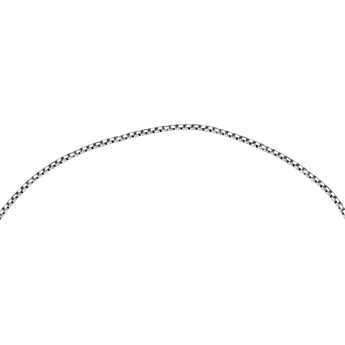 Collana Donna Trussardi T-Design Lunga con Pendente in Acciaio Silver e Cristalli Bianchi TJAXA44 - Arena Gioielli - Trussardi