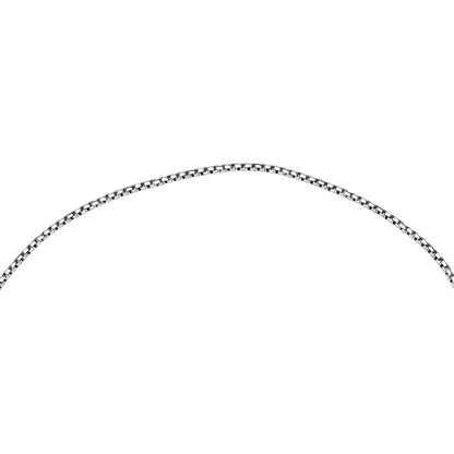 Collana Donna Trussardi T-Design Lunga con Pendente in Acciaio Silver e Cristalli Bianchi TJAXA44 - Arena Gioielli