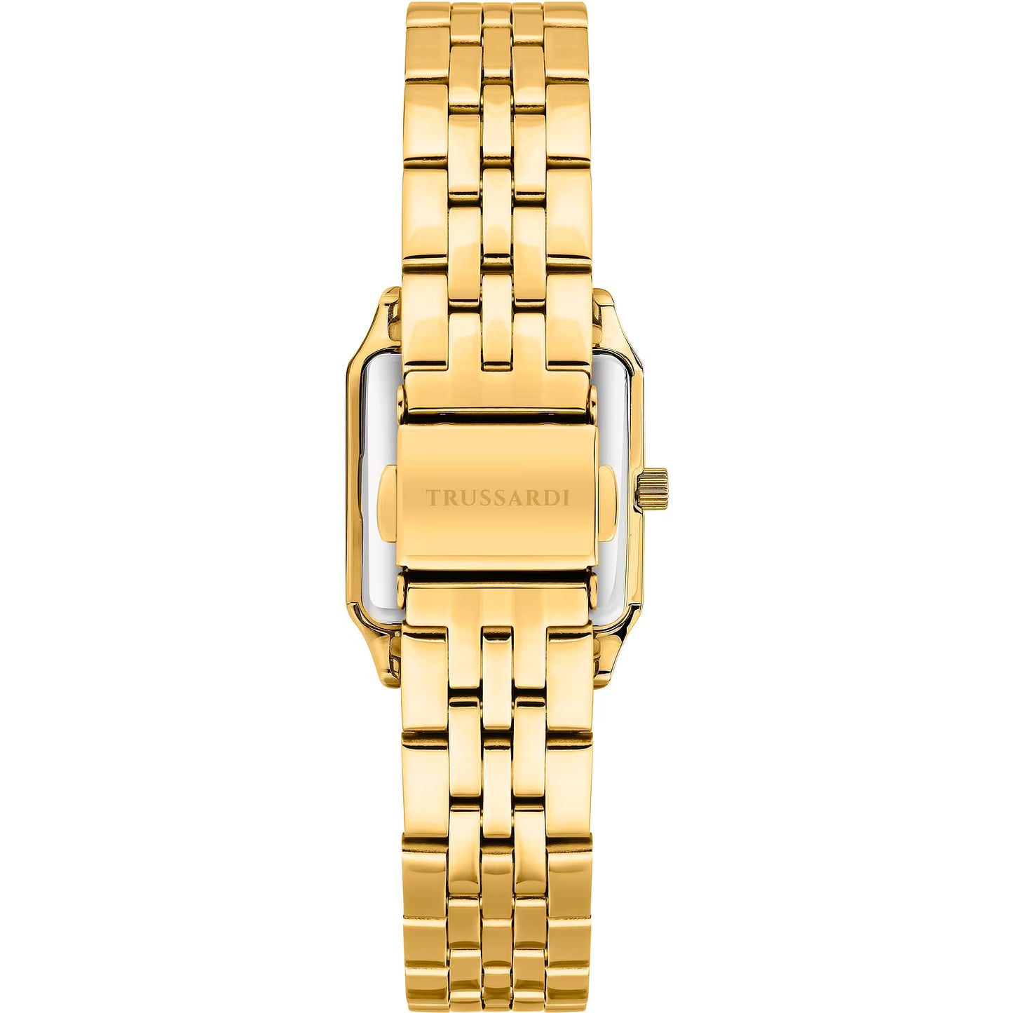 Orologio Donna Trussardi T-Forma in Acciaio Gold e Quadrante Bianco – R2453173501 - Arena Gioielli  - Trussardi