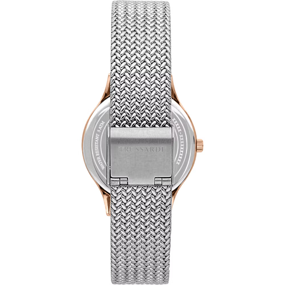 Orologio Donna Trussardi T-Star in Acciaio Oro Rosa e Silver – R2453152507 - Arena Gioielli  - Trussardi