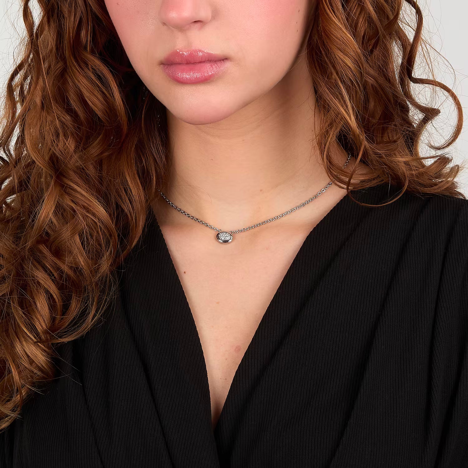 Collana Donna Trussardi T-Concept TJAYY19 – Acciaio e Cristalli - Arena Gioielli 