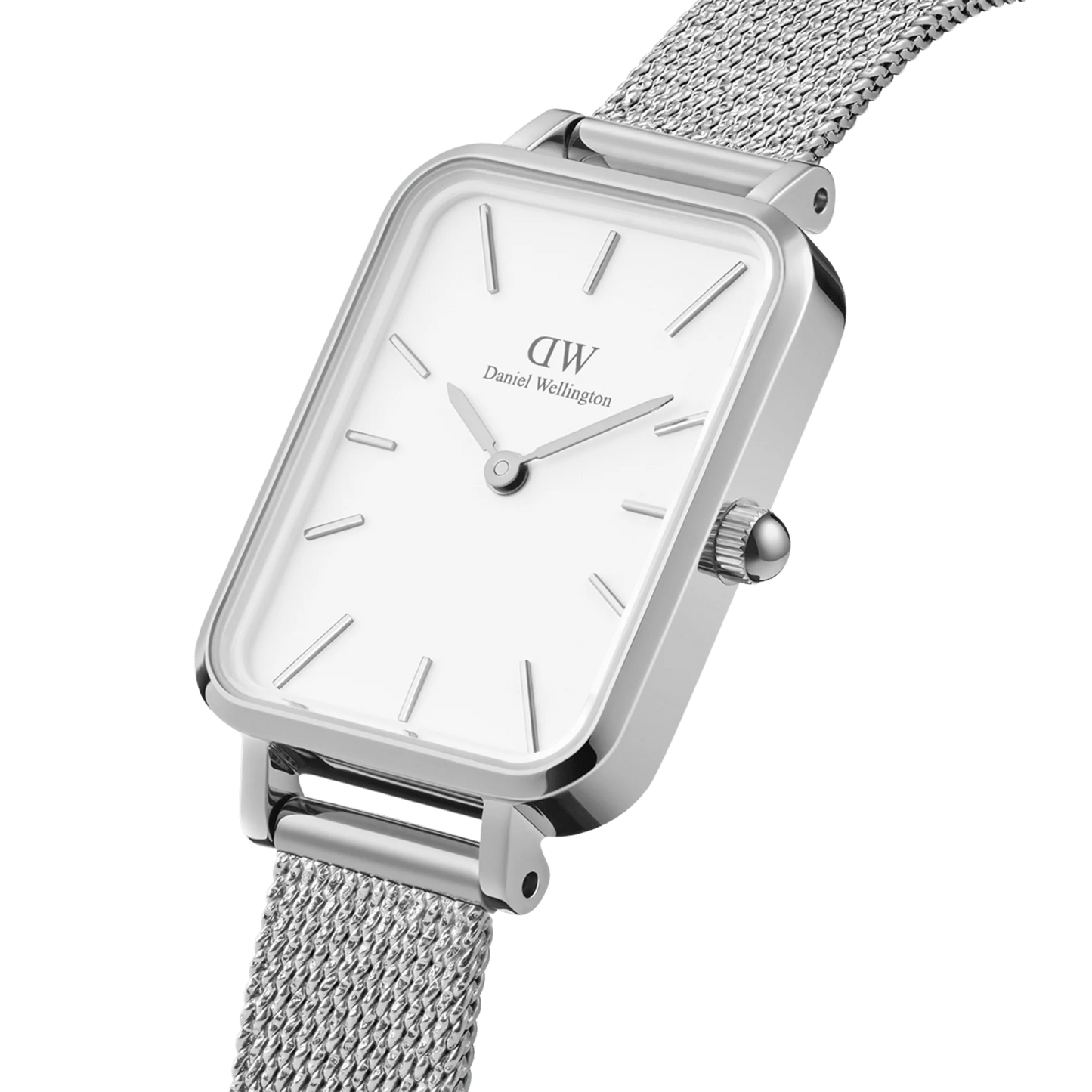 Orologio Donna Daniel Wellington Quadro Pressed Sterling White – DW00100438 - Arena Gioielli  - Daniel Wellington
