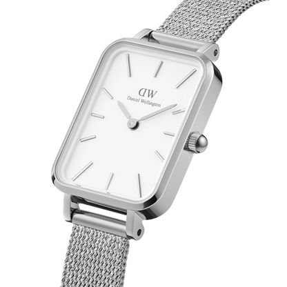 Orologio Donna Daniel Wellington Quadro Pressed Sterling White DW00100438 - Arena Gioielli