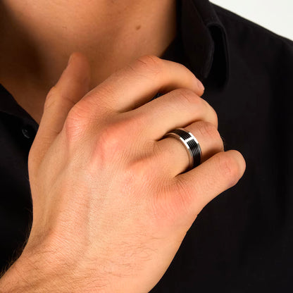 Anello Uomo Trussardi T-Steel TJAXV570 - Arena Gioielli
