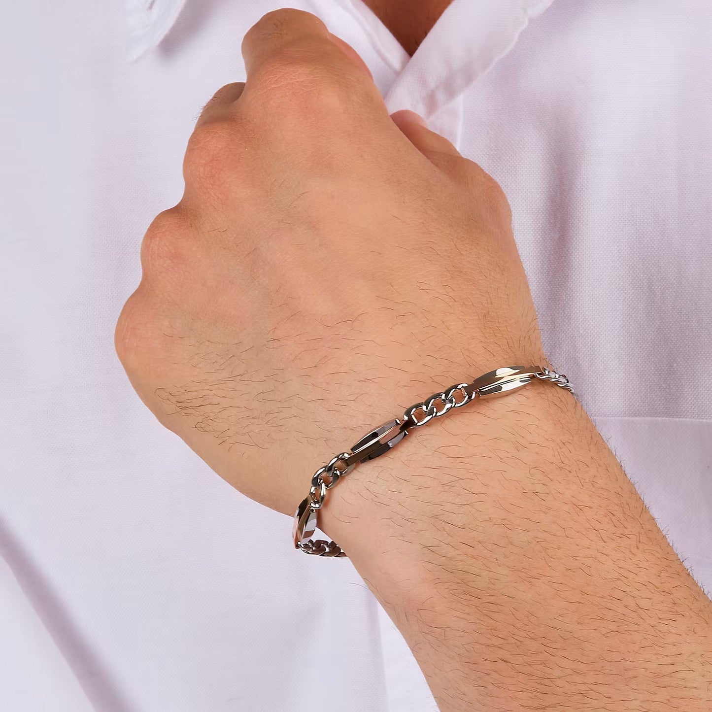 Bracciale Uomo Trussardi T-Steel TJAXV38 – Acciaio Oro Rosa - Arena Gioielli  - Trussardi