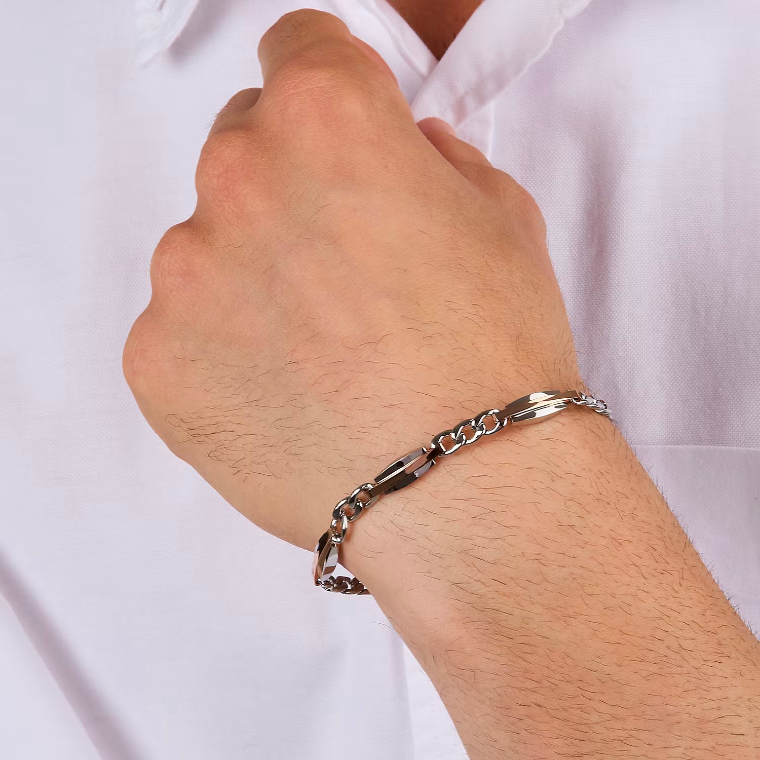 Bracciale Uomo Trussardi T-Steel TJAXV38 – Acciaio Oro Rosa - Arena Gioielli 