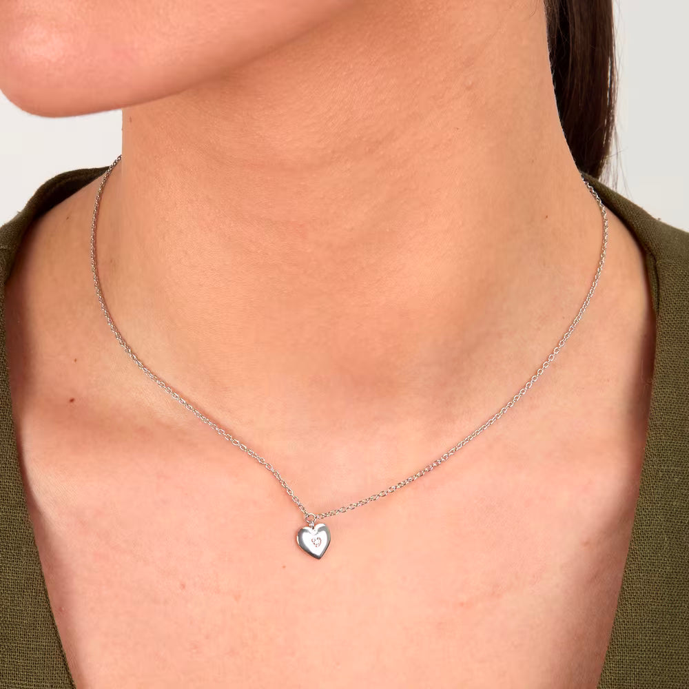 Collana Donna Morellato Dono in Argento con Pendente Cuore e Zircone – SAZL01 - Arena Gioielli  - Morellato