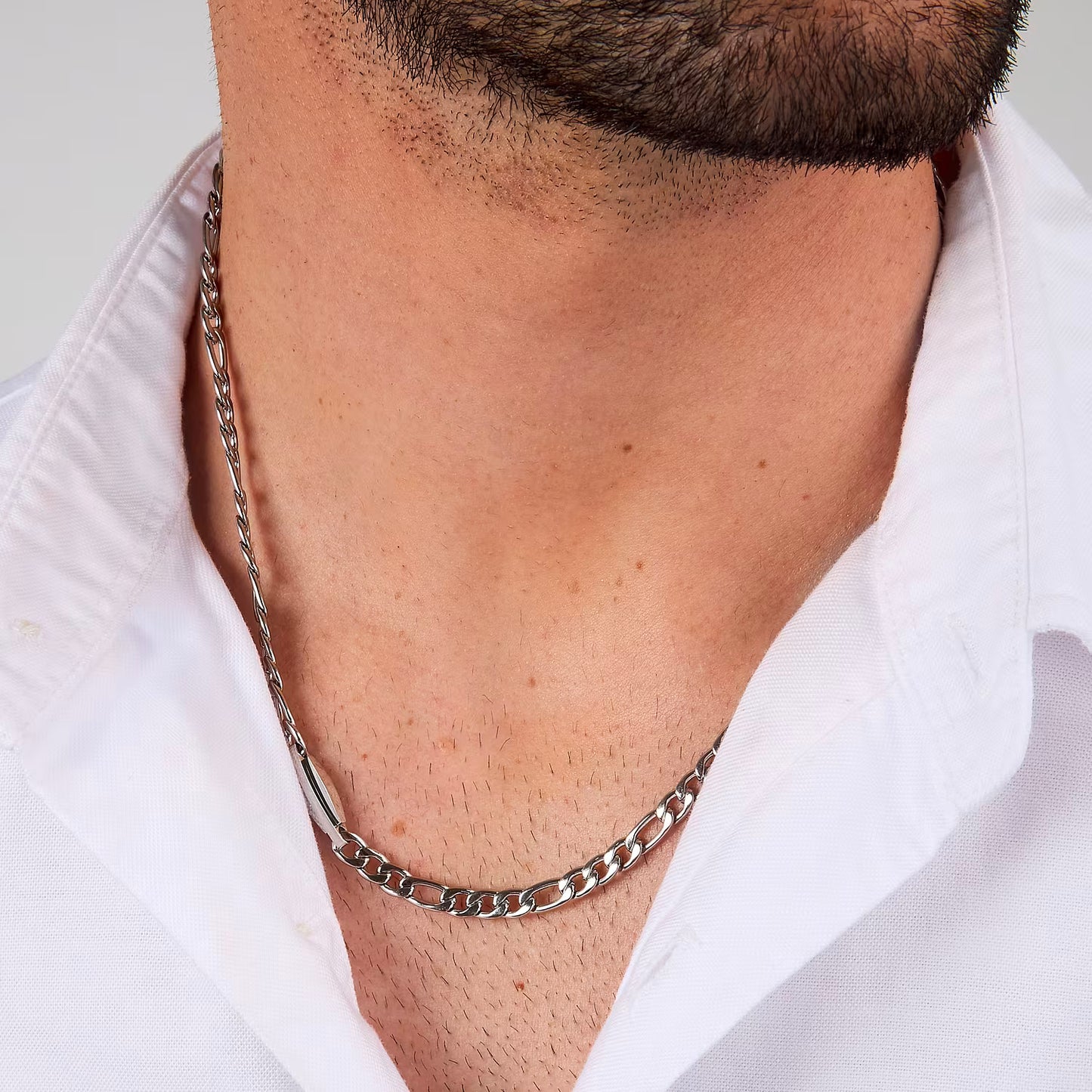Collana Uomo Trussardi T-Steel TJAXV33 – Catena Acciaio Silver - Trussardi