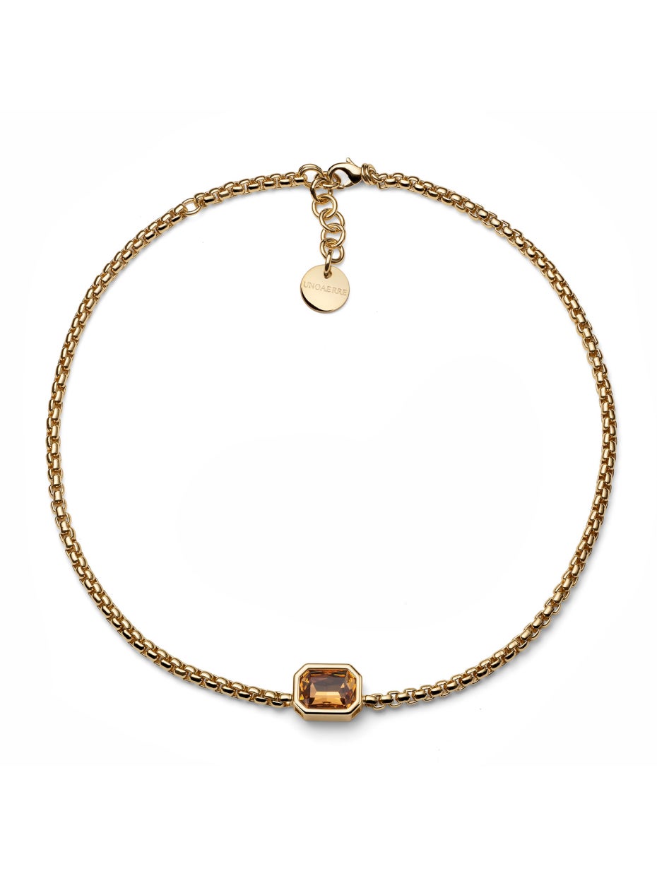 Collana Donna Unoaerre Joya Cristallo Ambra - Arena Gioielli  - Unoaerre