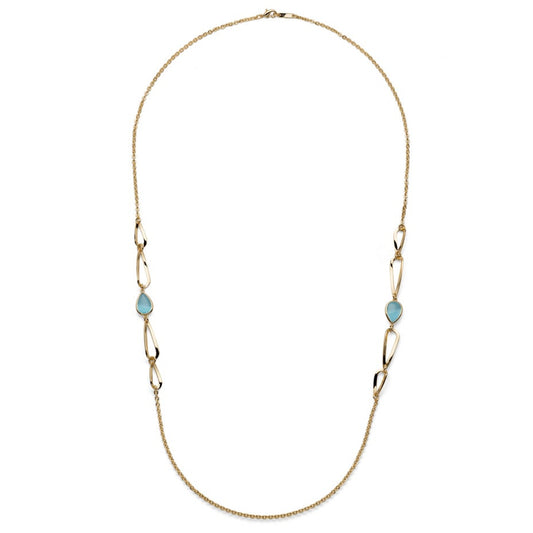 Collana Donna Unoaerre Joya Cristallo Azzurro Goccia - Arena Gioielli  - Unoaerre